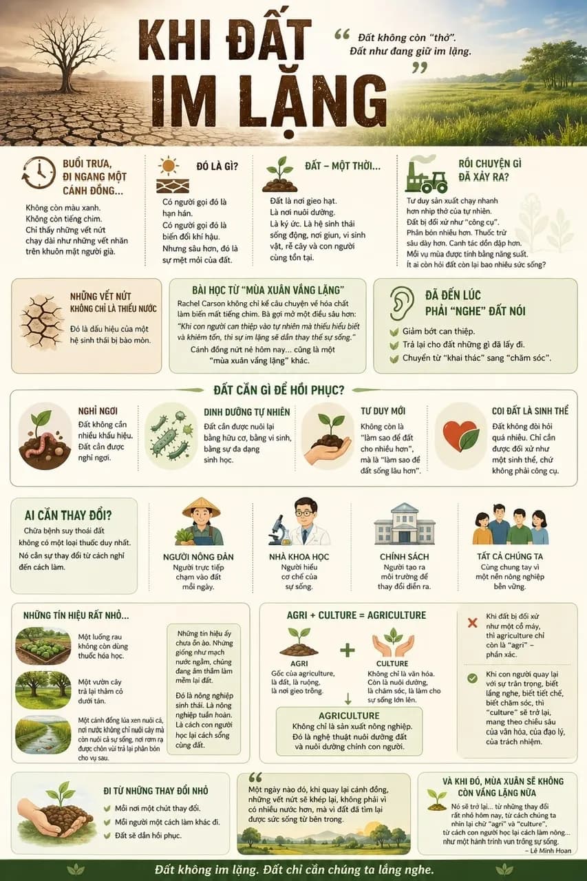 Infographic: Khi đất im lặng