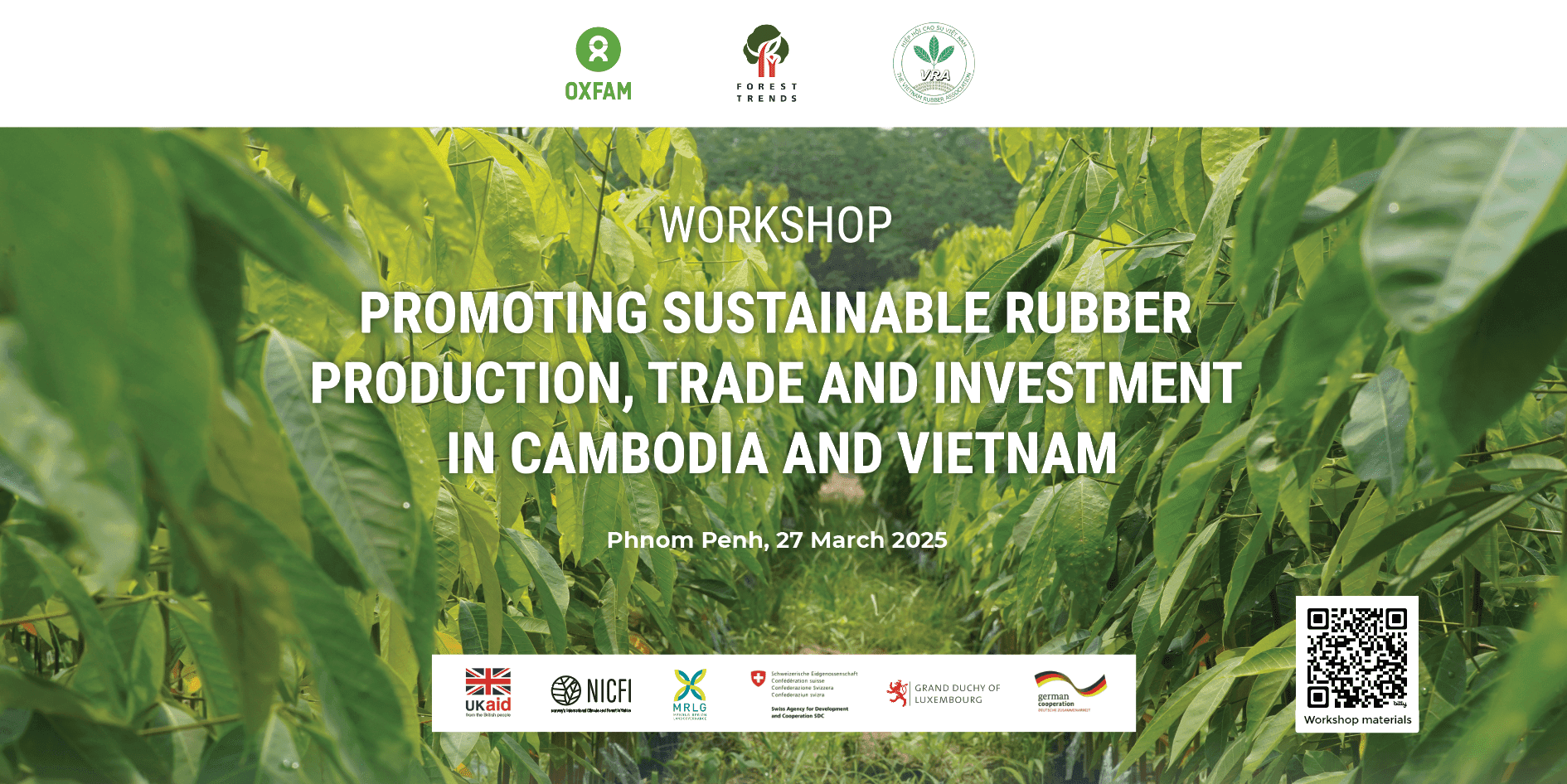 Chia sẻ các sáng kiến tiên phong và tăng cường hợp tác xuyên biên giới để thúc đẩy chuỗi cung ứng cao su bền vững giữa Cam-pu-chia và Việt Nam